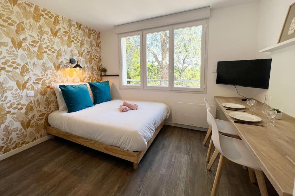 Suite Le Studio Mangue - Cosy & Vue Sur Le Jardin - Plages A Proximite Saint-Nazaire  Exterior foto